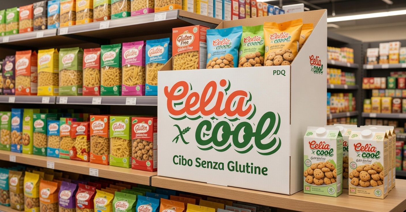 Espositore Celia Cool a scaffale
